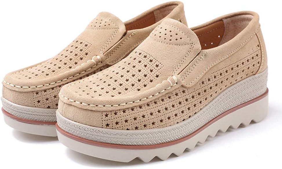 Ruiatoo Womens Slip on Loafers Comfortable Thick Soft Platform Shoes Business Casual Walking Shoes - Image 6