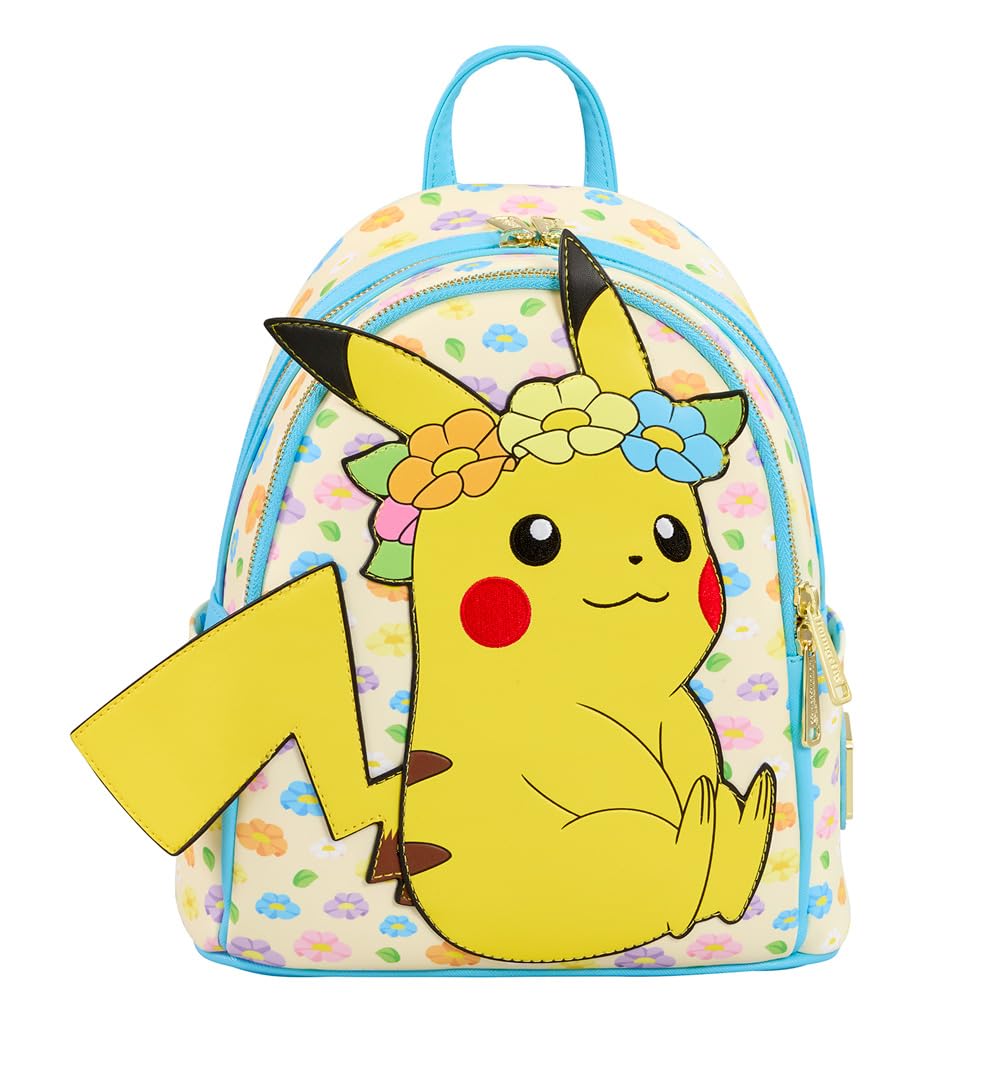 Loungefly Backpacks Pokemon Pikachu Floral Crown Mini Backpack