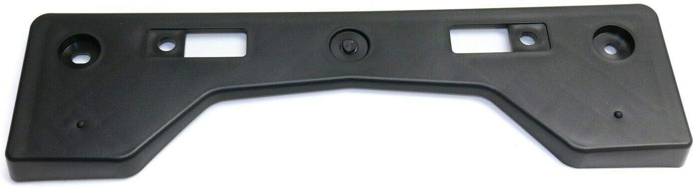 DAT AUTO PARTS Front Bumper License Plate Frame Tag Bracket Fits 2016-2018 Toyota RAV4 LE, XLE, Limited, and Hybrid Trims, Black Textured Plastic, Replaces TO1068136, 521140R090