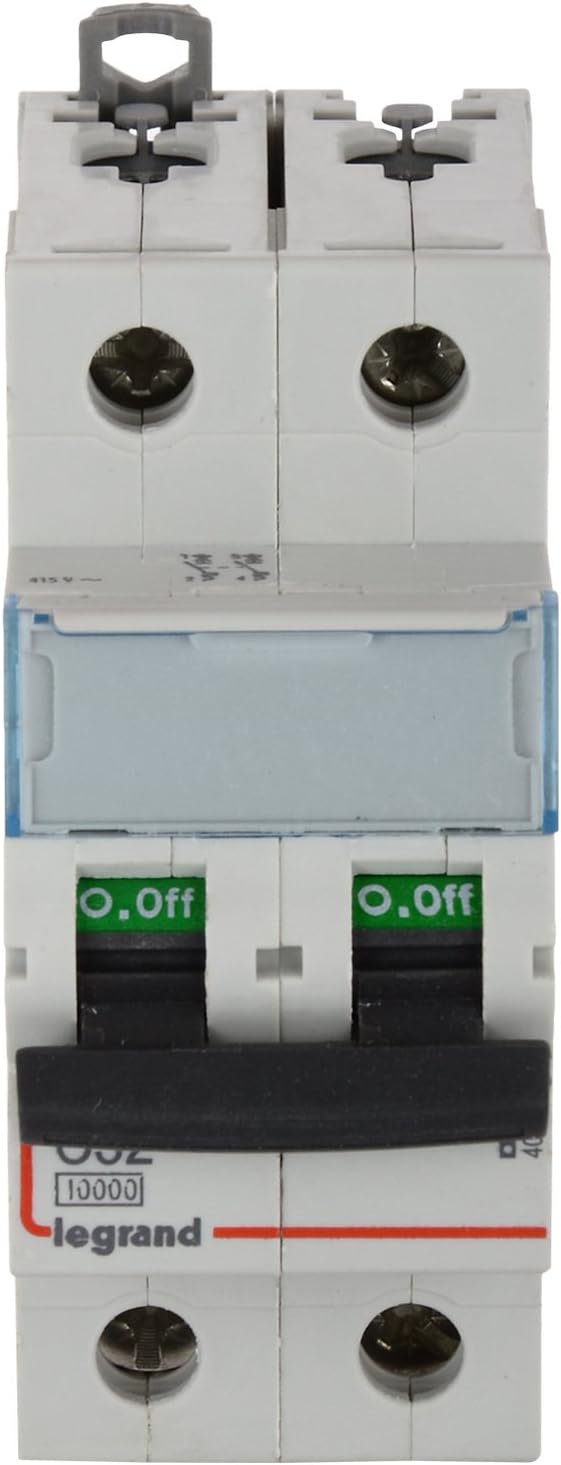DX 3 32-Amp 2-Pole C Curve MCB 408636 (White)