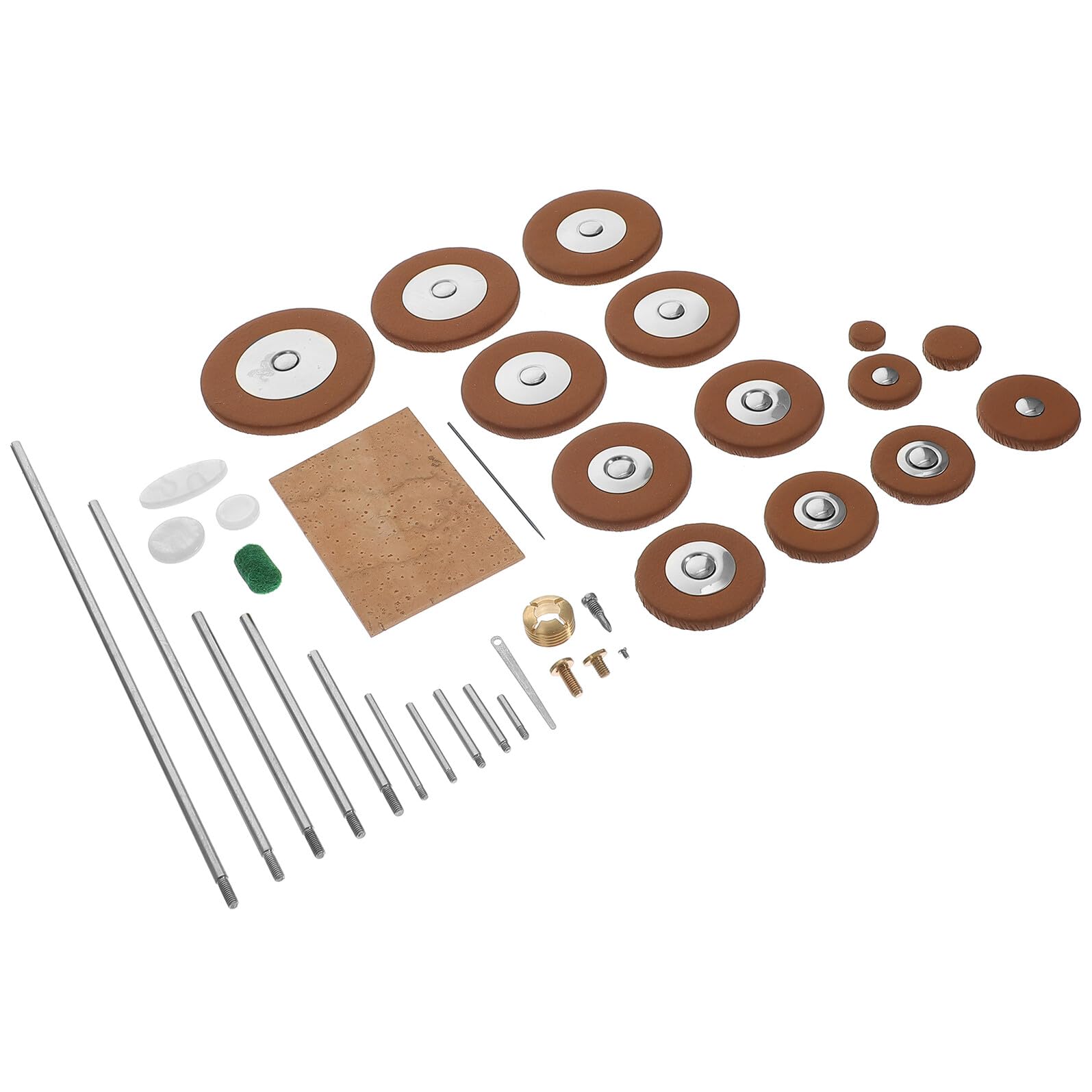 HEMOTON Kit Riparazione Sassofono Contralto Viti e Accessori per Manutenzione Strumenti a Fiato Parti di Ricambio Professionale per Sax Contralto