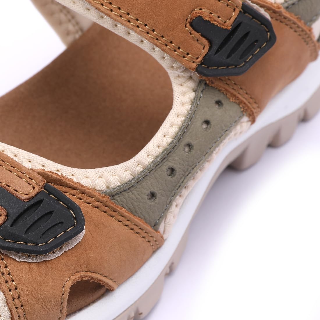 Harssidanzar Sandali sportivi estivi da donna Sandali in pelle Sandali sportivi all'aperto SL256EU