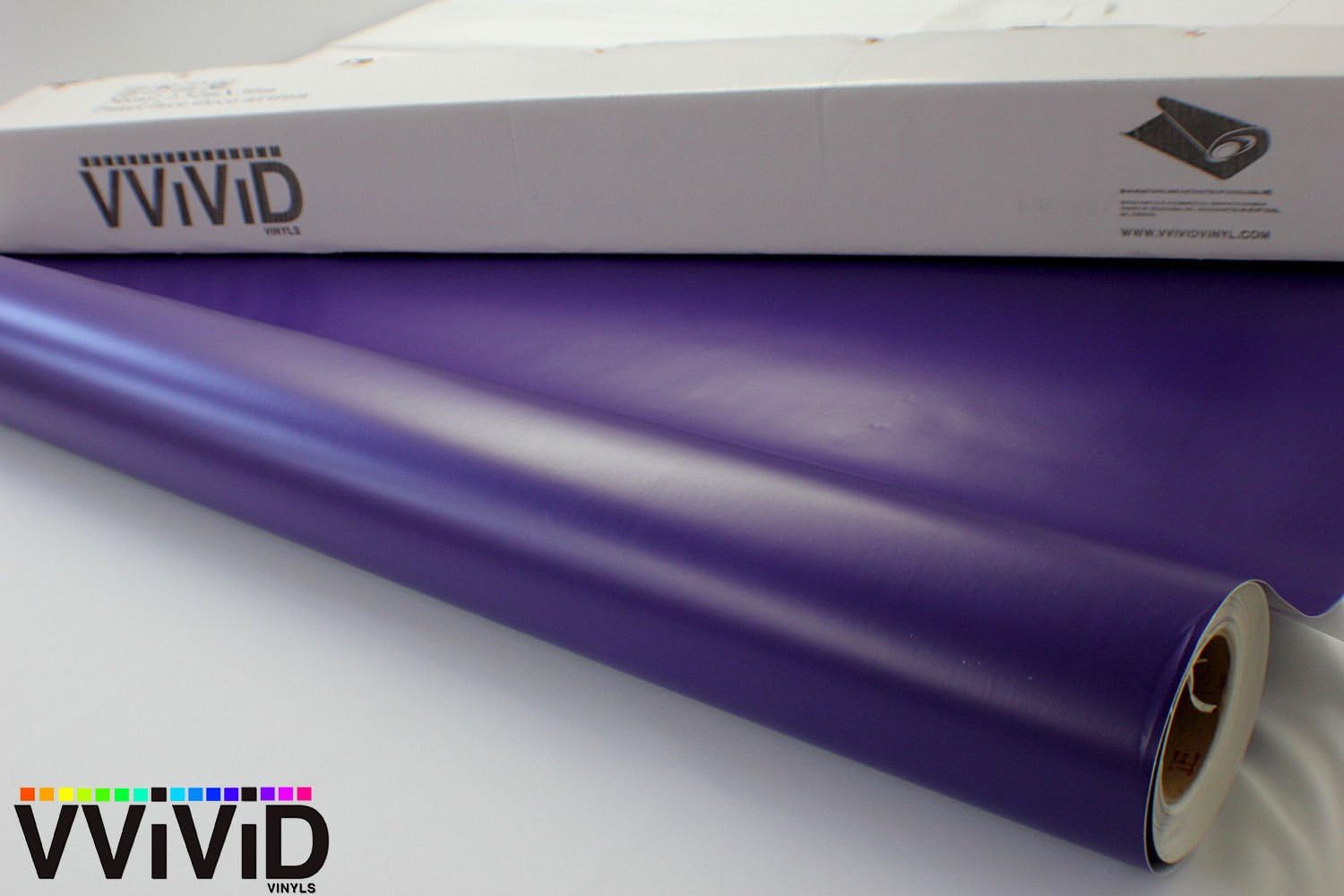VViViD Matte Purple Car Wrap Vinyl Roll with Air Release Adhesive 3mil-VViViD8 (1.5ft x 5ft)