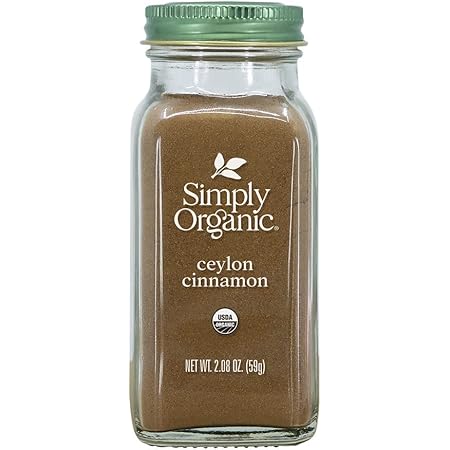 Simply Organic Ground Ceylon Cinnamon, Certified Organic, Vegan | 2.08 Ounce | Cinnamomum verum J. Presl