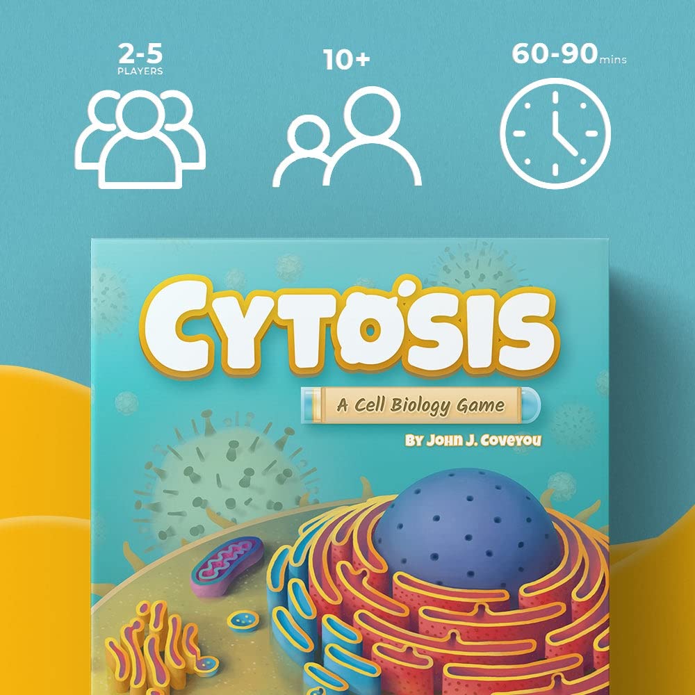 Buy Genius Games Cytosis A Cell Biology Game A Scientifically Accurate Board Game Science