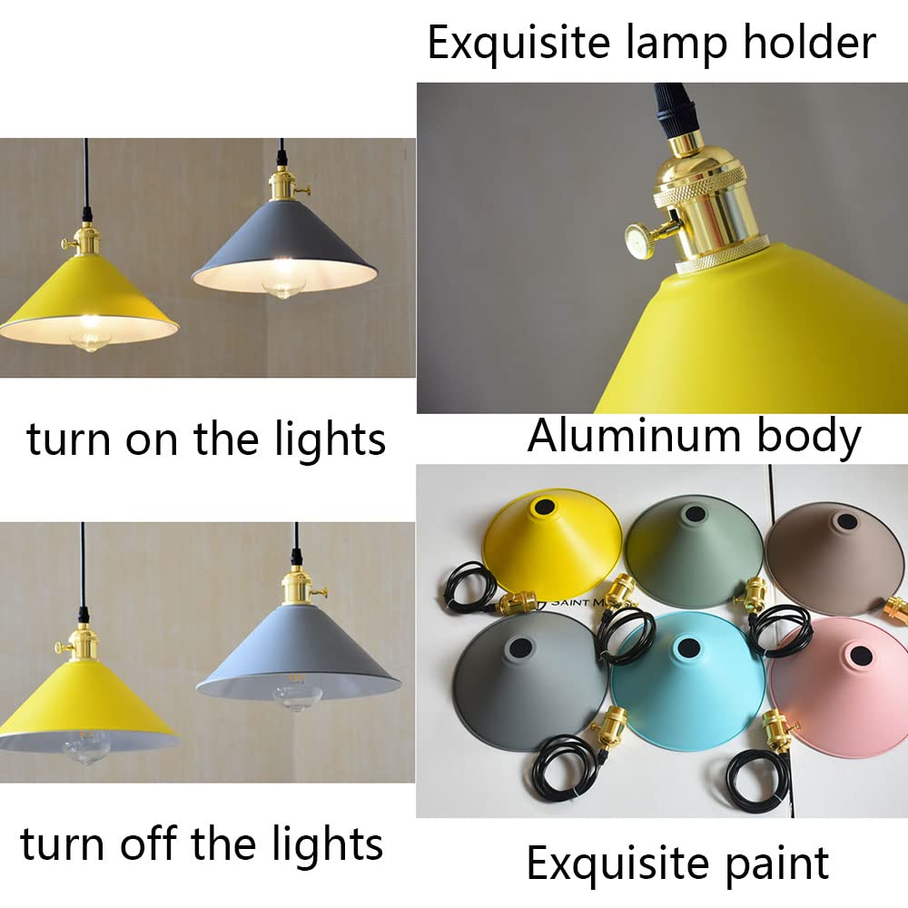 Żyrandol w kolorze cukierków retro industrialny 1 lampa wisząca kreatywny nowoczesny regulowany jadalnia styl rustykalny (khaki)