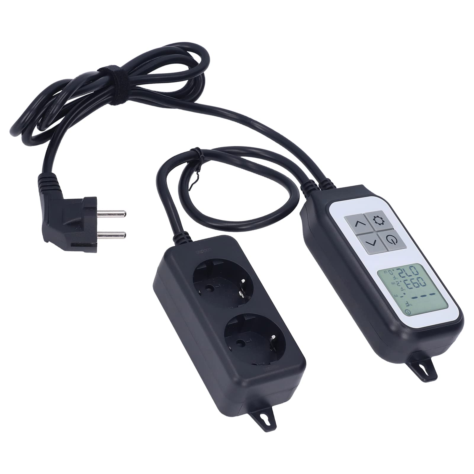 Hyuduo Controlador de Temperatura WiFi APP Control Remoto Termostato Digital 16A AC Termostato de Invernadero para Elaboración de Cerveza Casera Fermentación Eclosión y Germinación