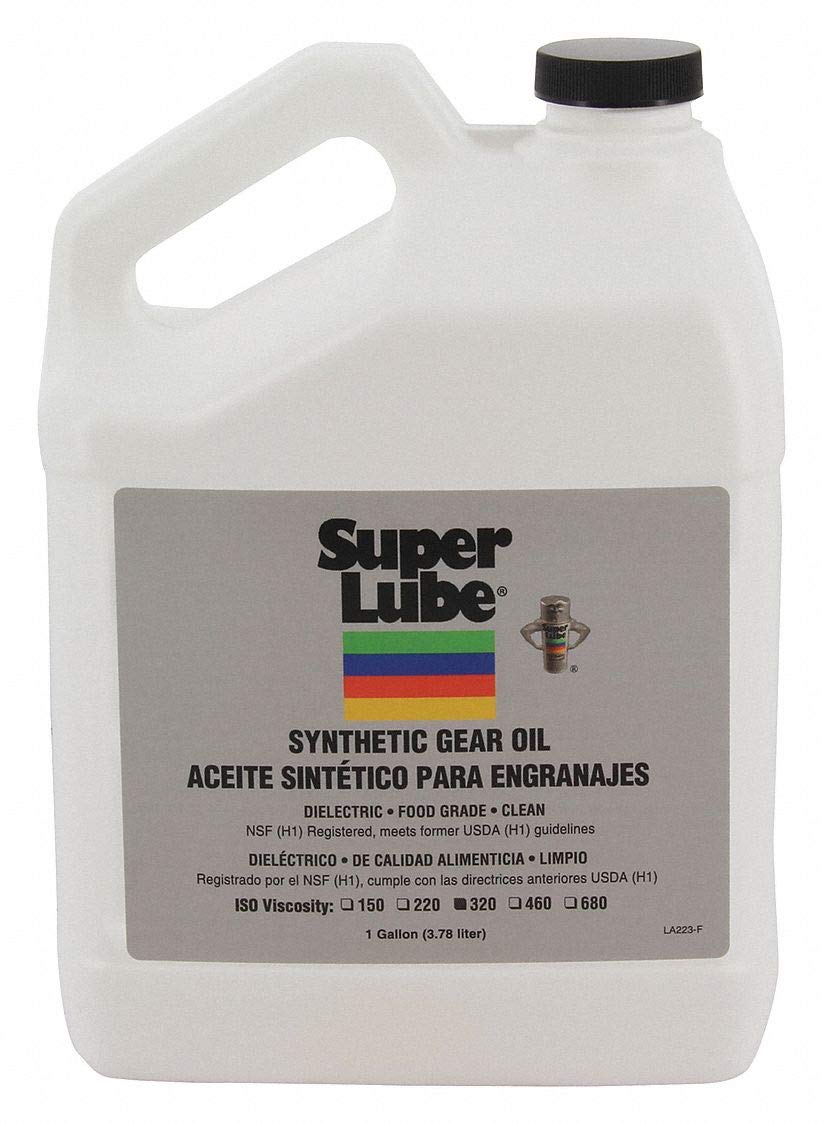 Bottle Super Lube Synthetic Gear Oil Iso 320 1 Gal. - Lot of 4