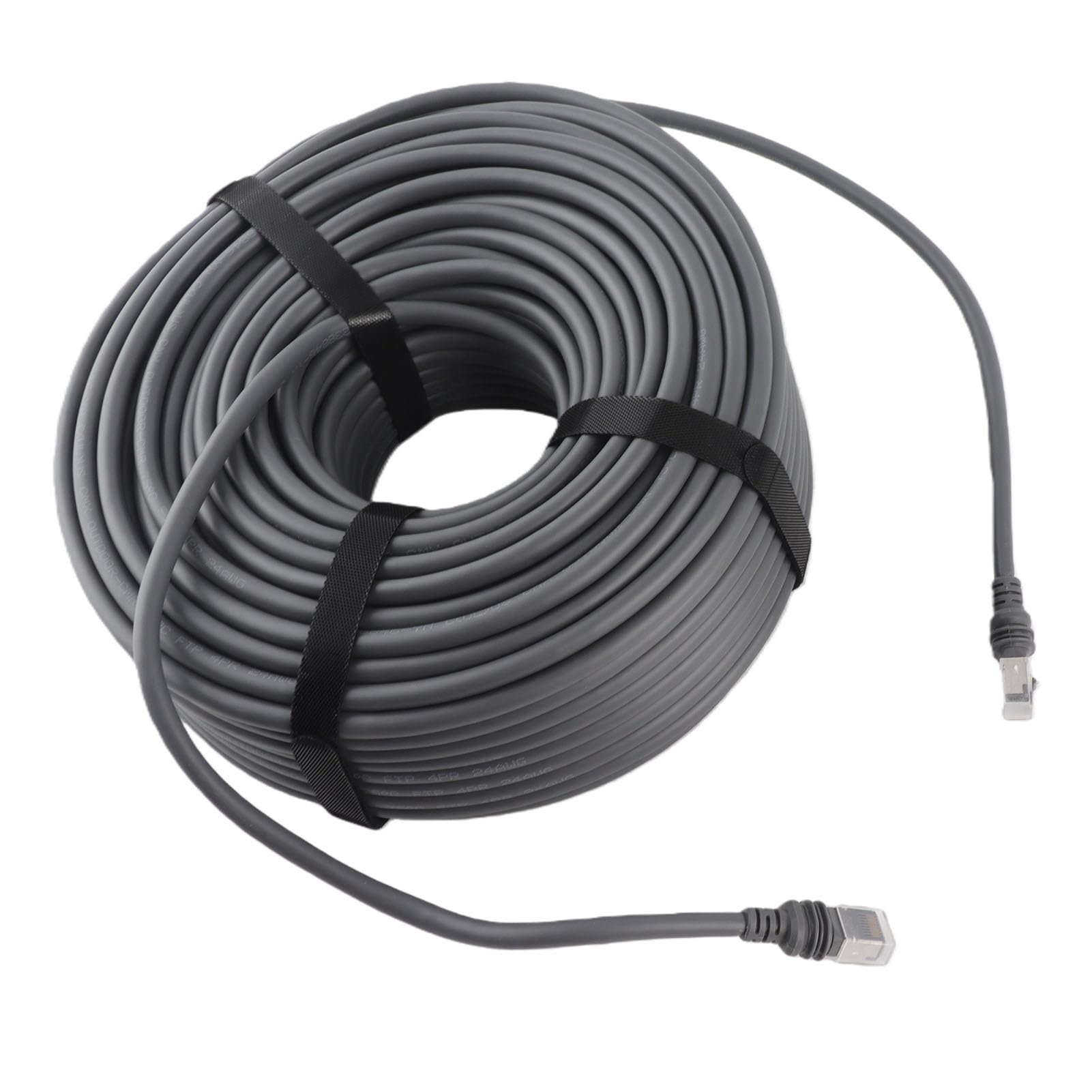 Generic Cable Satelital Rectangular Cable de Extensión Impermeable de Alta Velocidad de 2000 Mbps para Antena Parabólica Gen 3 de 150 Pies