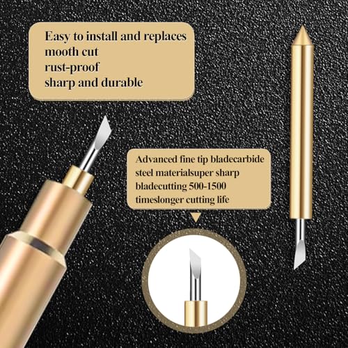 JIEYAO 10 peças de lâmina de ponta fina premium, lâminas de corte de substituição Niantime, compatív