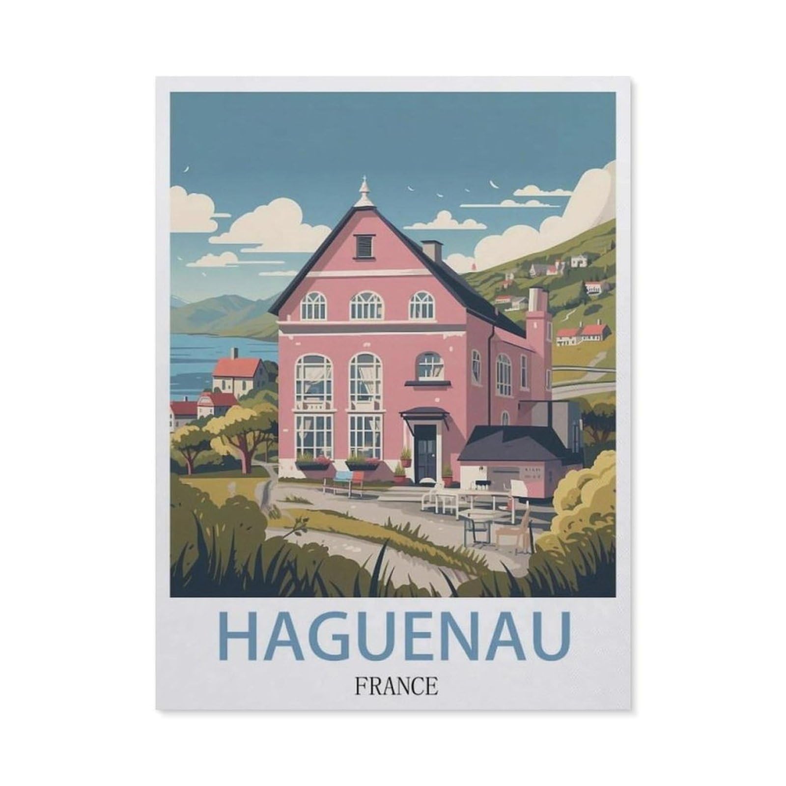 Metal Signs，Haguenau France(30x40cm）