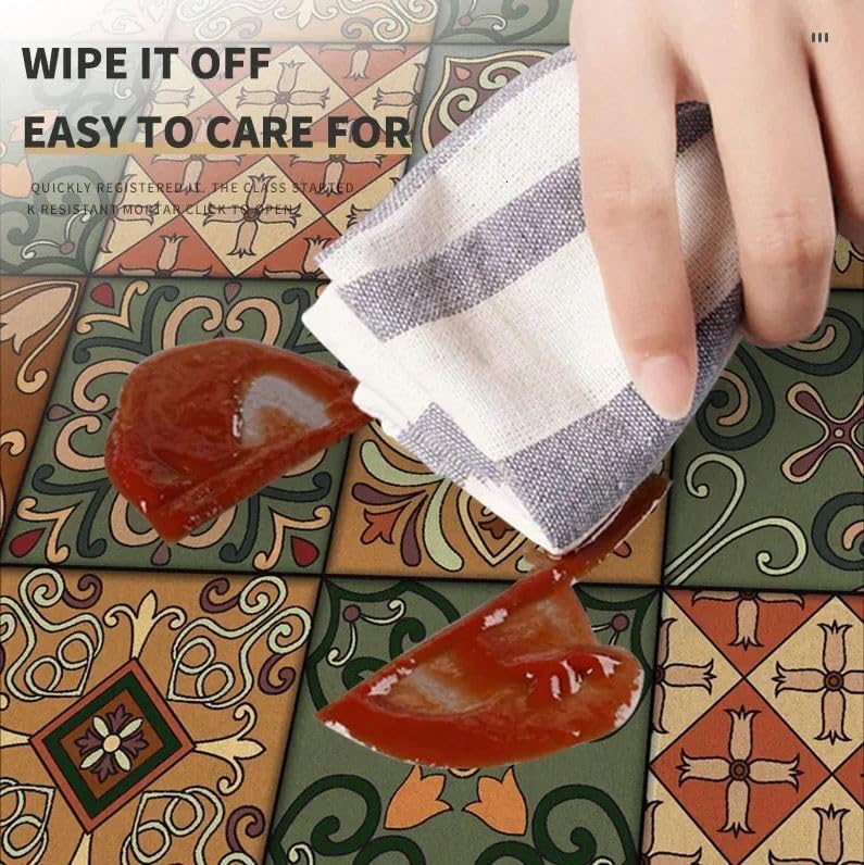Image of Dratal Coffee Mat for Espresso Machine Station Accessories and Organizer, Hide Stain Rubber Backed Absorbent Dish Drying Pad for Kitchen Counter. (Multi)