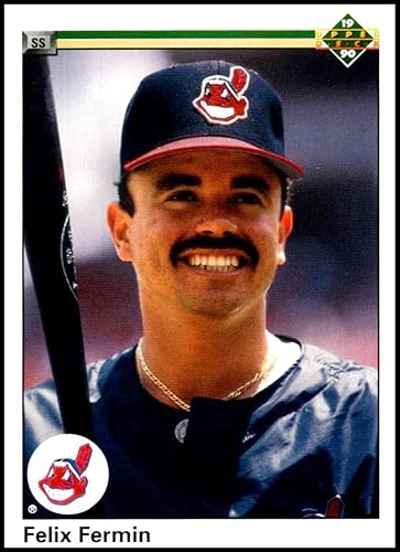 Baseball MLB 1990 Upper Deck #409 Felix Fermin VG Indians