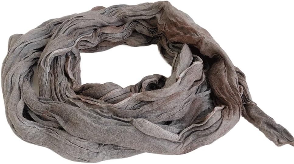 Retro soft scarf pleated women's autumn and winter outdoor versatile shawl