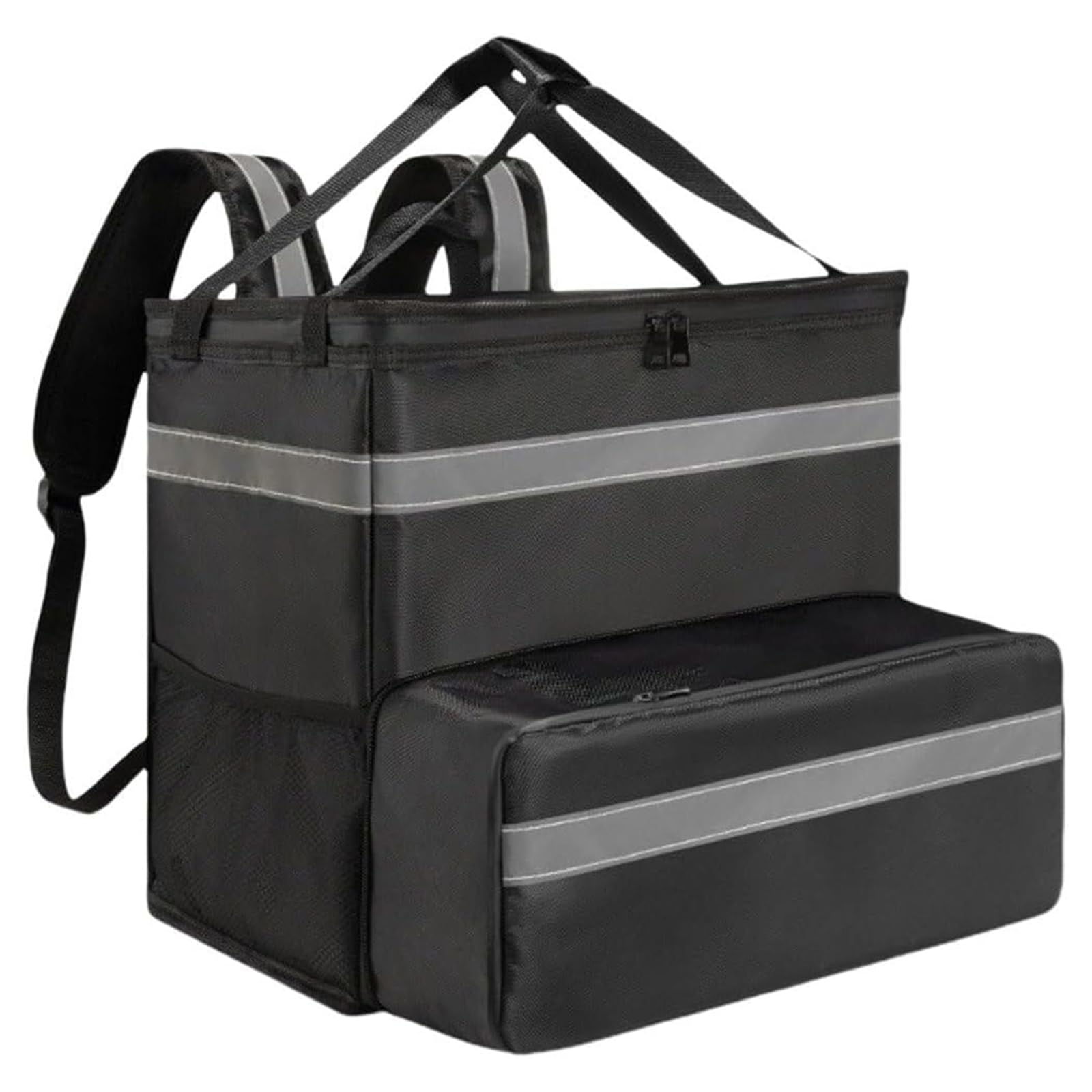 Sac à dos alimentaire extensible avec couche d'isolation imperméable