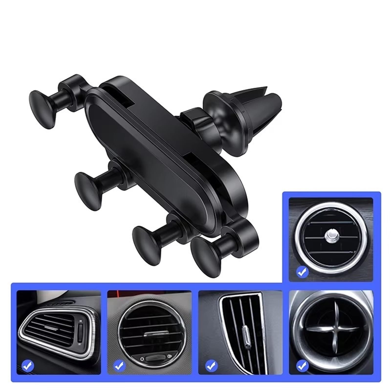 para Samsung Soporte Universal GPS Soporte Teléfono Móvil Soporte Celular Gravedad Accesorios Montaje Ventilación Soporte Móvil Coche