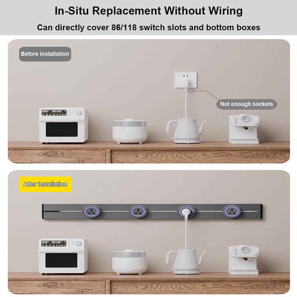 Energy-saving Control Socket For TV Wall 19.68