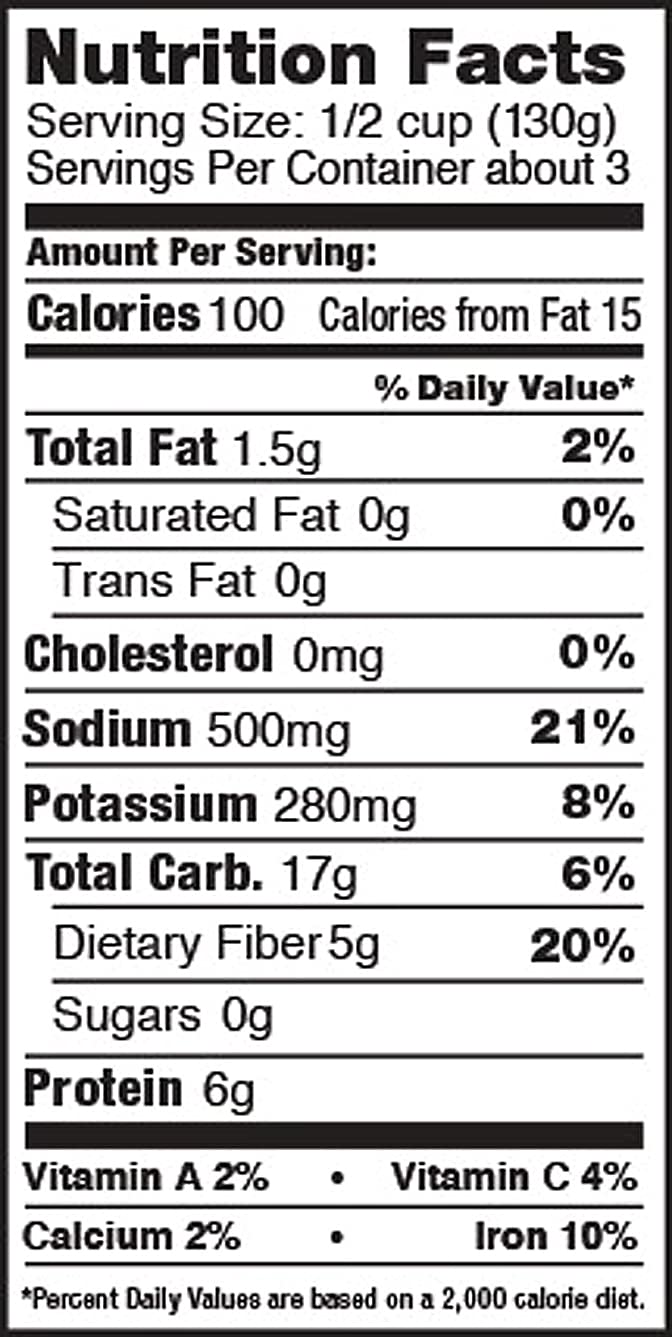 Glory Seasoned Butter Beans - 14.5 Oz Cans (Pack of 6)