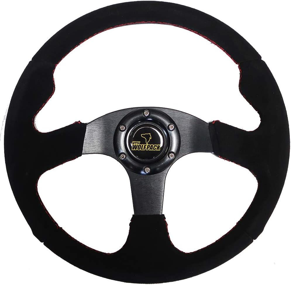 UTV Steering Wheel Race & Sport Suede Polaris XP1000 Can