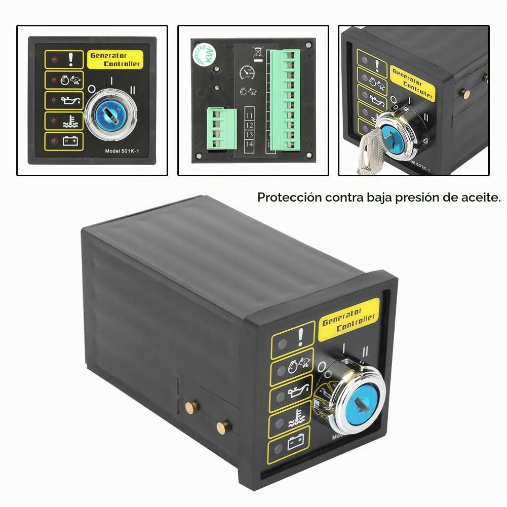Controlador del generador DSE501K Módulo de control electrónico Módulo de inicio Panel de control manual