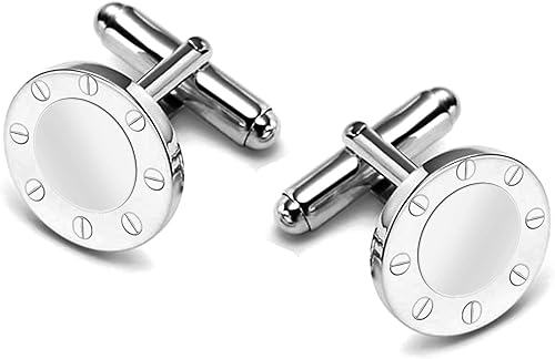 LeCalla Gemelos de plata de ley para hombre, para papá, padre, abuelo, padre, Plata de ley, no conocido