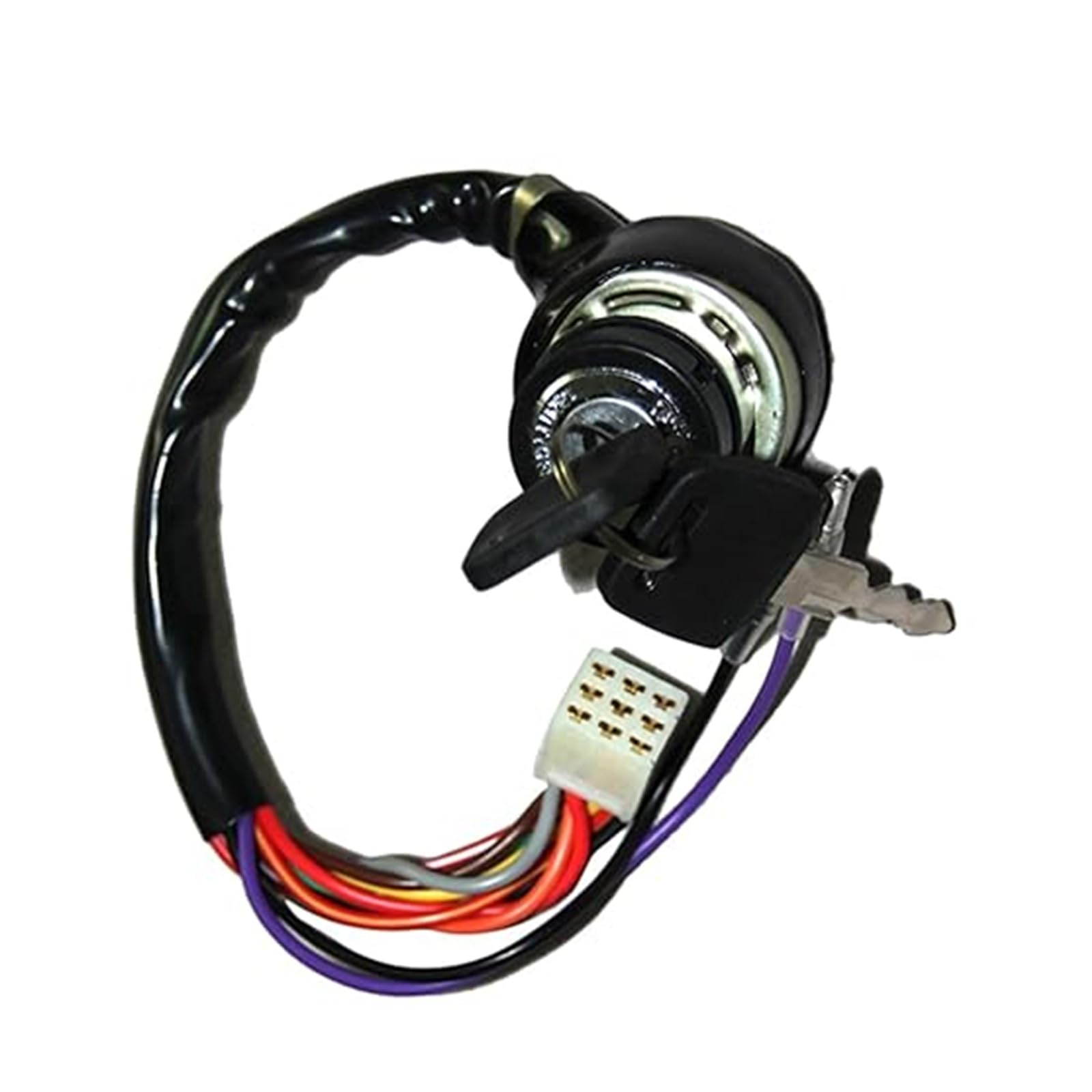 Interruptor Encendido Cerradura para Suzuki para AX100 para A100 para Motocicleta 2 Tiempos 100 CC Equipo Eléctrico Interruptor Encendido Llave Bloqueo Tapa(Switch)