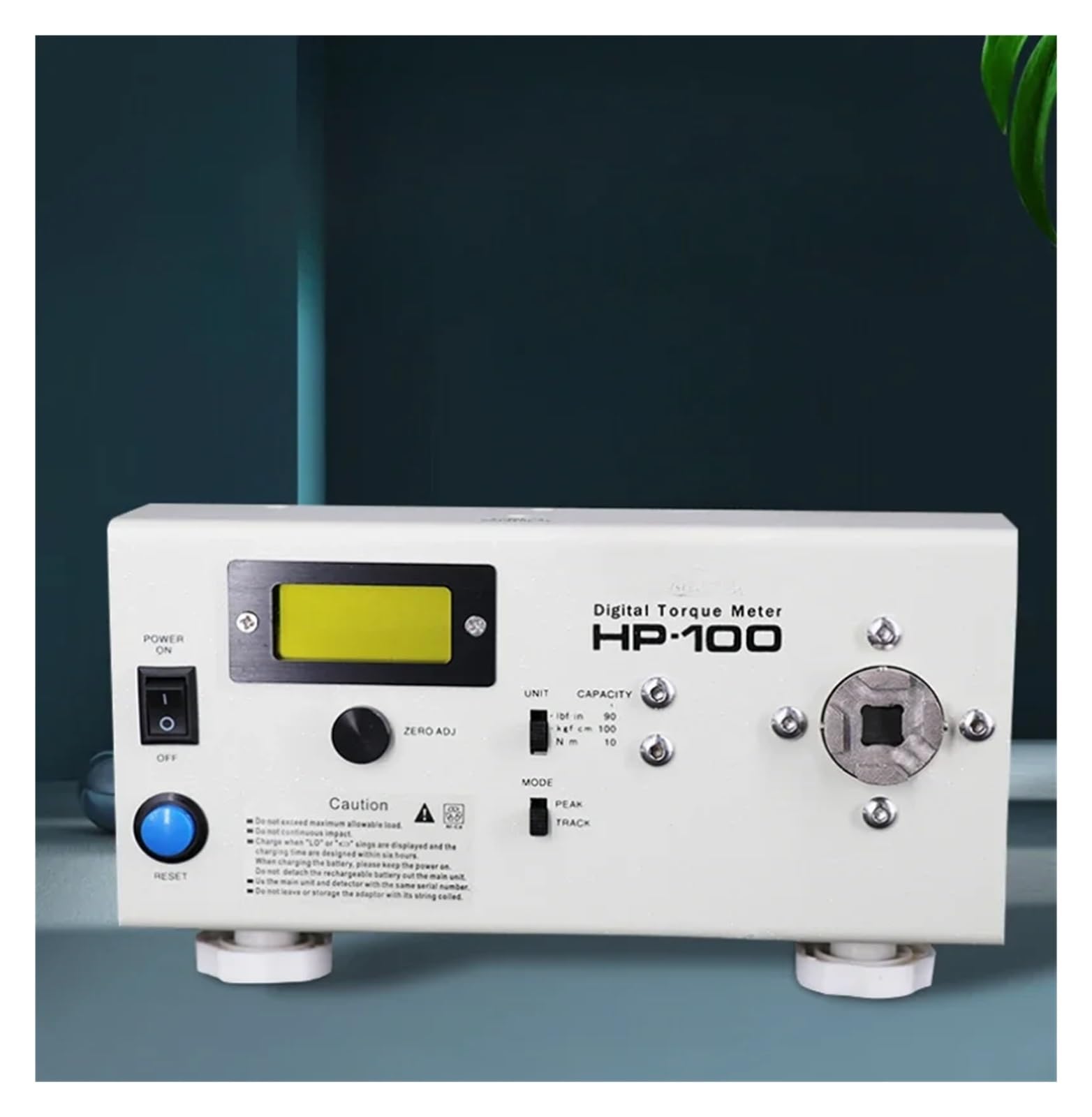 Comprobador de Par Destornillador eléctrico HP10 20 50 100 de viento Medidor torsión Probador torque(HP-100)