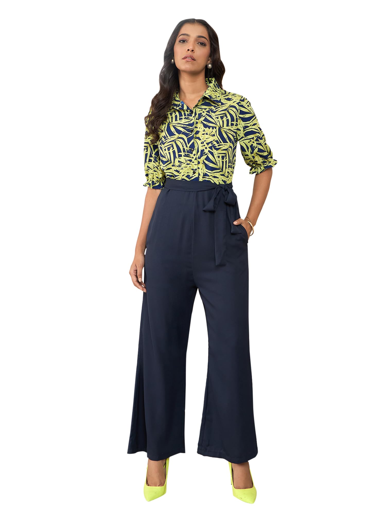 stylestone Women's Jumpsuit with Floral Print-picture-36