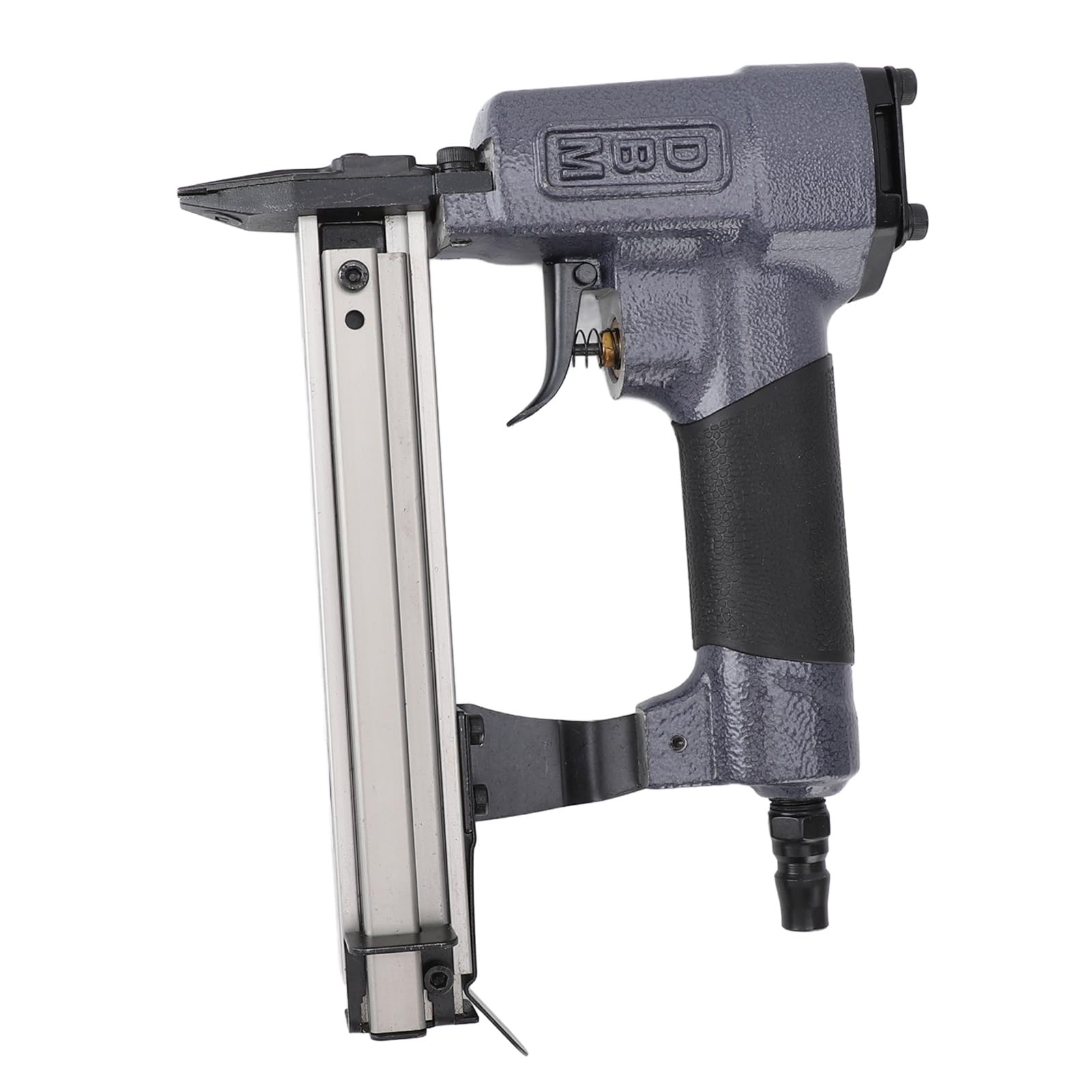 Pneumatic Brad Nailer, Ergonomic and Lightweight Nail Gun with 100pcs Nail Slot Capacity, Woodworking Brad Nailer Gun for Trim Work, Furniture Building, Picture Frame Assembly