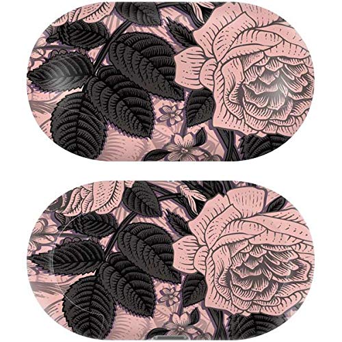 Skinit Decal Audio Skin Compatible with Samsung Galaxy Buds+ - Officially Licensed Skinit Originally Designed Rose Quartz Floral Design