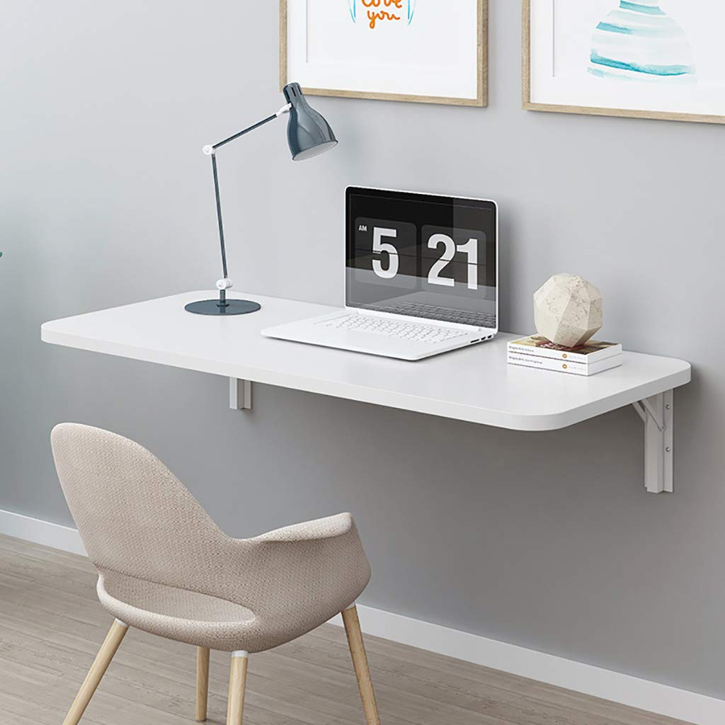 Table de salle à manger pliante blanche avec trou pour petits espaces
