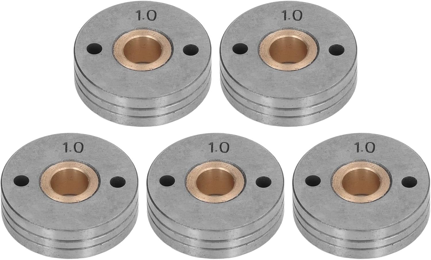 5PCS Wire Feed Drive Roller 0.8‑1.0mm Wire Feeder Wheel Bearing Steel