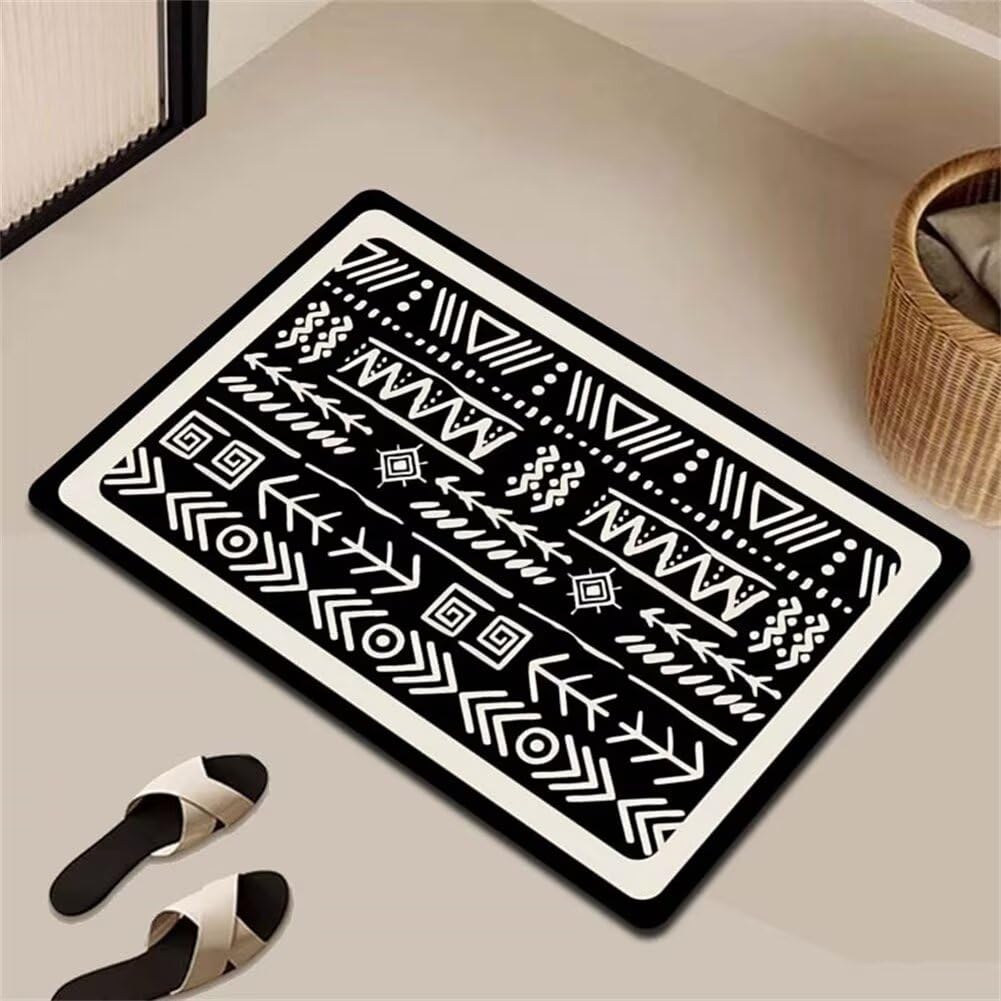 Mata łazienkowa 70x140 cm Superchłonna mata łazienkowa Antypoślizgowa Szybkoschnąca Mata łazienkowa do łazienki Do kuchni Wanna Prysznic Podłoga Wystrój pokoju Miękki Gruby Dywan Kwadratowy