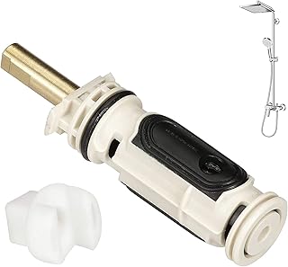 1222 Moen Shower Cartridge Replacement Compatible with One-Handle Posi-Temp Shower Faucet & Moen Tub Shower | Durable Brass and Plastic, White
