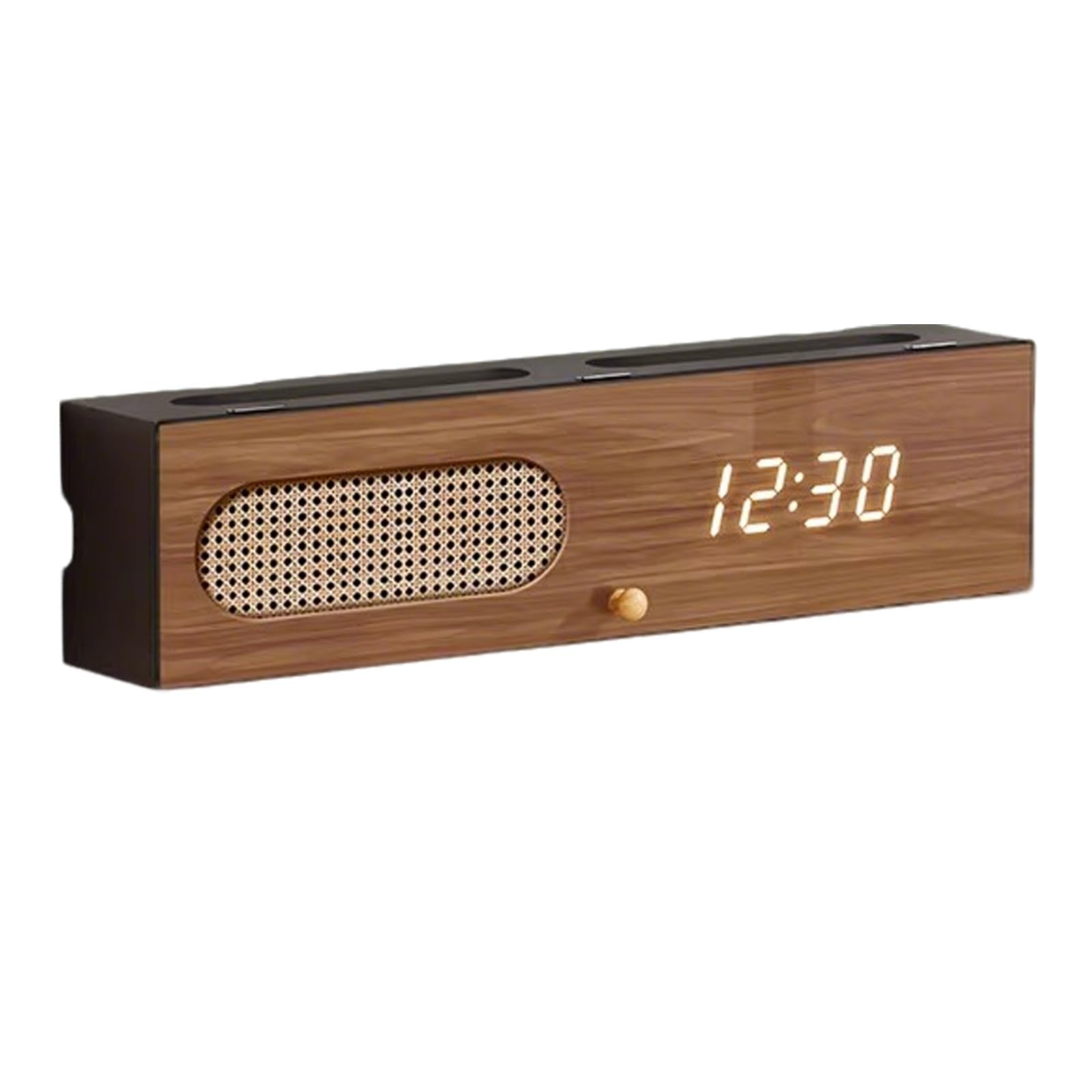 Rangement routeur WiFi compact 49cm pour cacher fils et décodeur