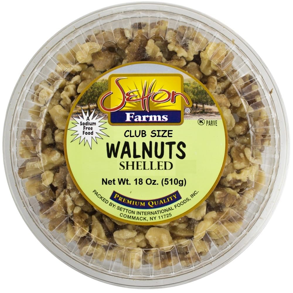 Walnuts Shelled | Non-GMO | Premium Quality | Bulk Value Size 18 Oz
