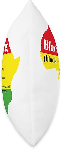 Miniatura 2 de My African Pride Apparel Black History Month African American Male Throw Pillow 16x16 Multicolor