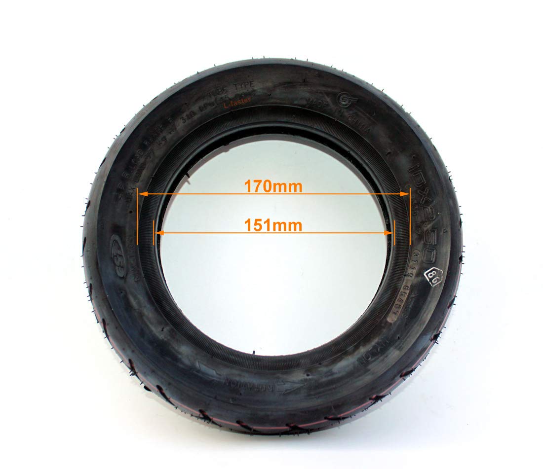 Lot De 10 Pneus 10x2.50 CST Pour Trottinette électrique Haute Qualité Compatible Avec Certaines