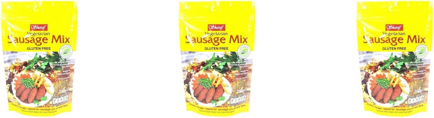 (3 Pack) - Sharaf Vegetarian Sausage Mix| 200 g |3 Pack - Super Saver - Save Money