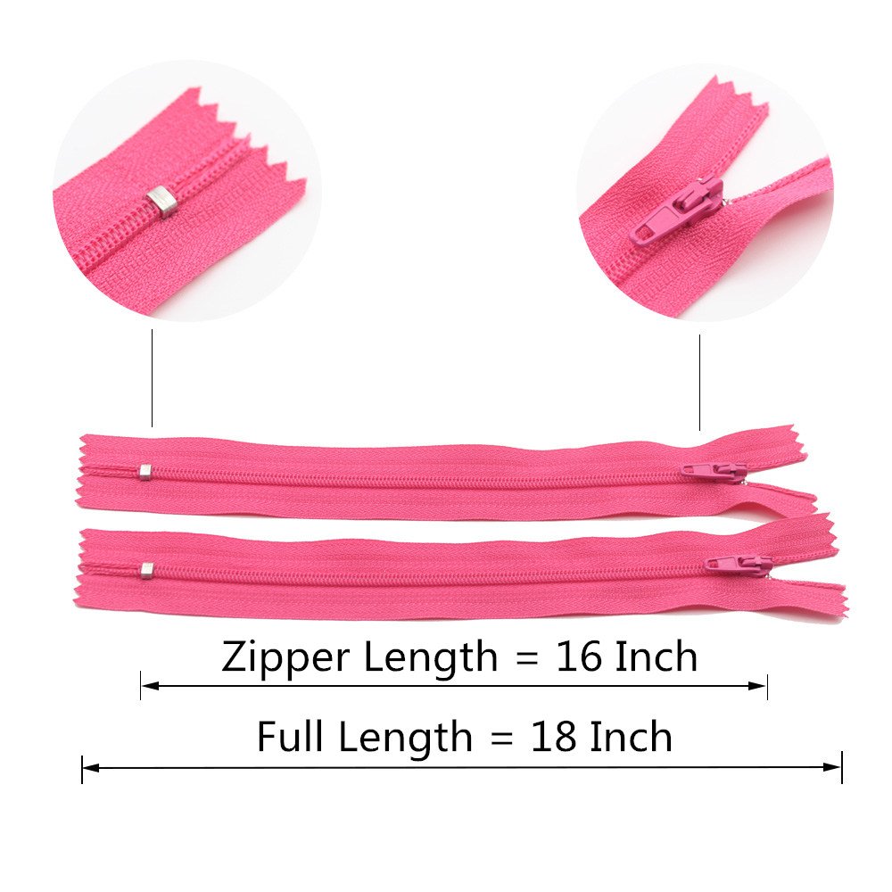 DIY Crafts Nylon Coil Zippers Bulk for Pants, Palazzo, Dresses Hand Bags Pouches Crafts Works (42 inch, 16 inch) 1