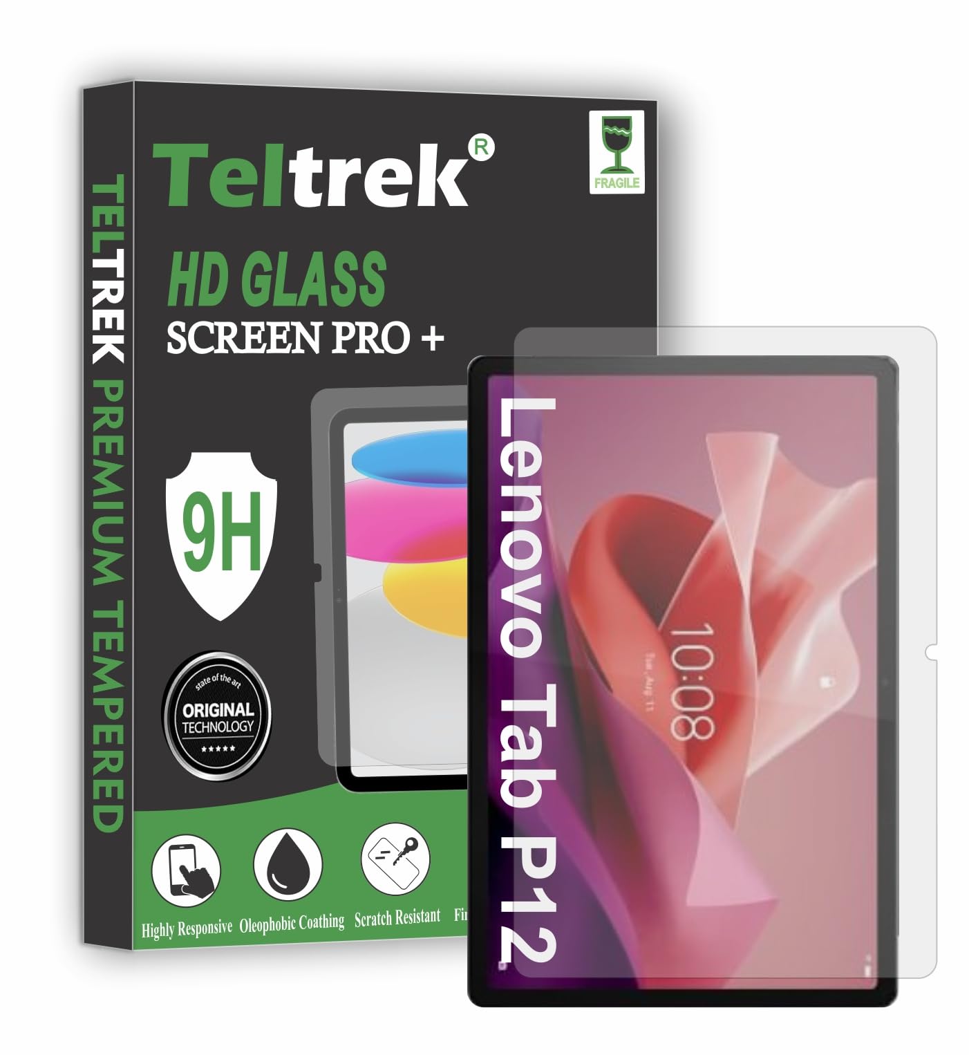 TELTREK ScreenGuard Compatible With Lenovo Tab P12 12.7 Inch Flexible Fiber Screen Protector Not a Tempered Glass. (B0D56R67JR) Amazon Price History, Amazon Price Tracker