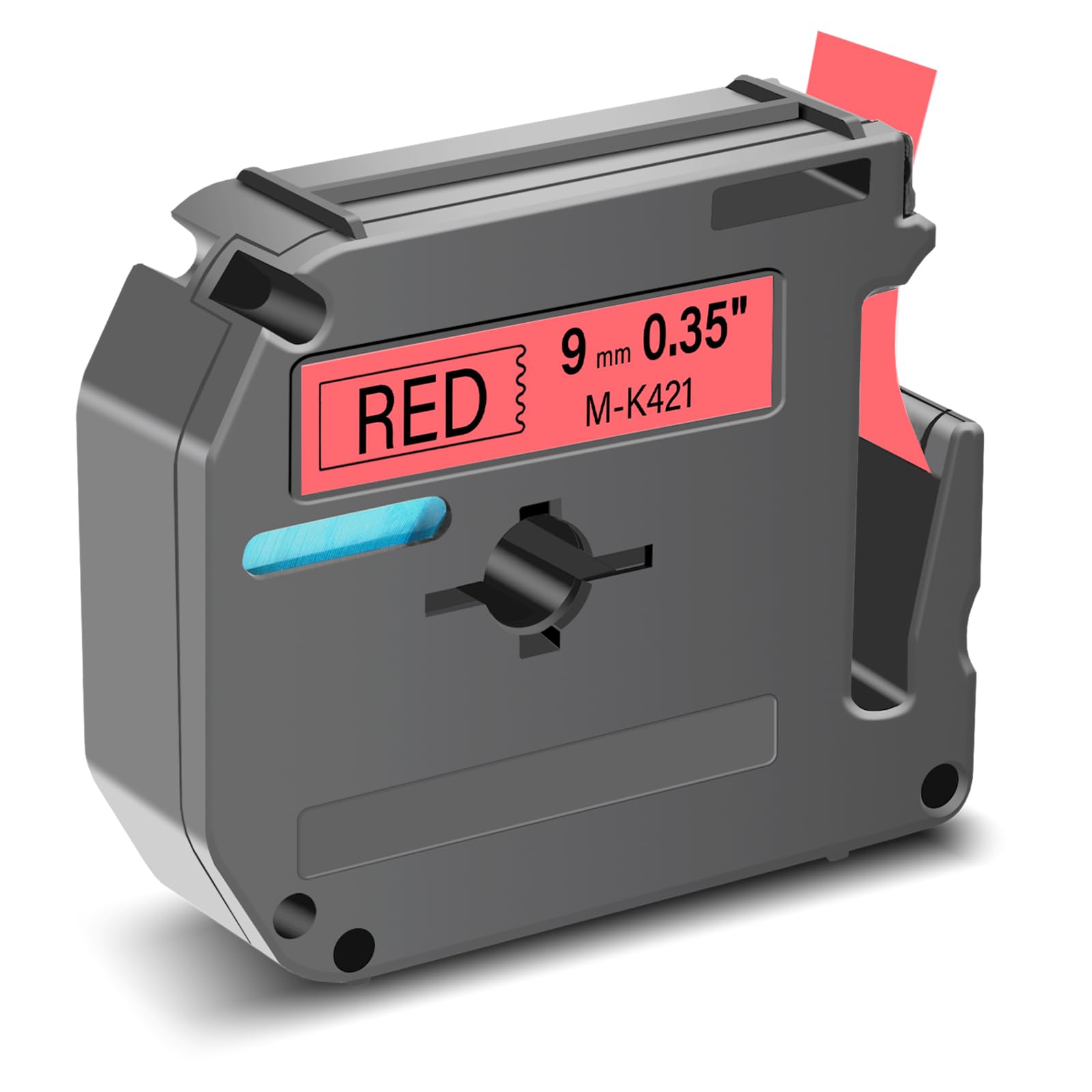 GREENCYCLE Compatible for Brother M421 M-K421 MK421 M-421 MK421s 0.35 Inch Non-Laminated Label Tape 3/8" x 26.2ft (9mm x 8m) for PT-45M PT-90 PT-70BM