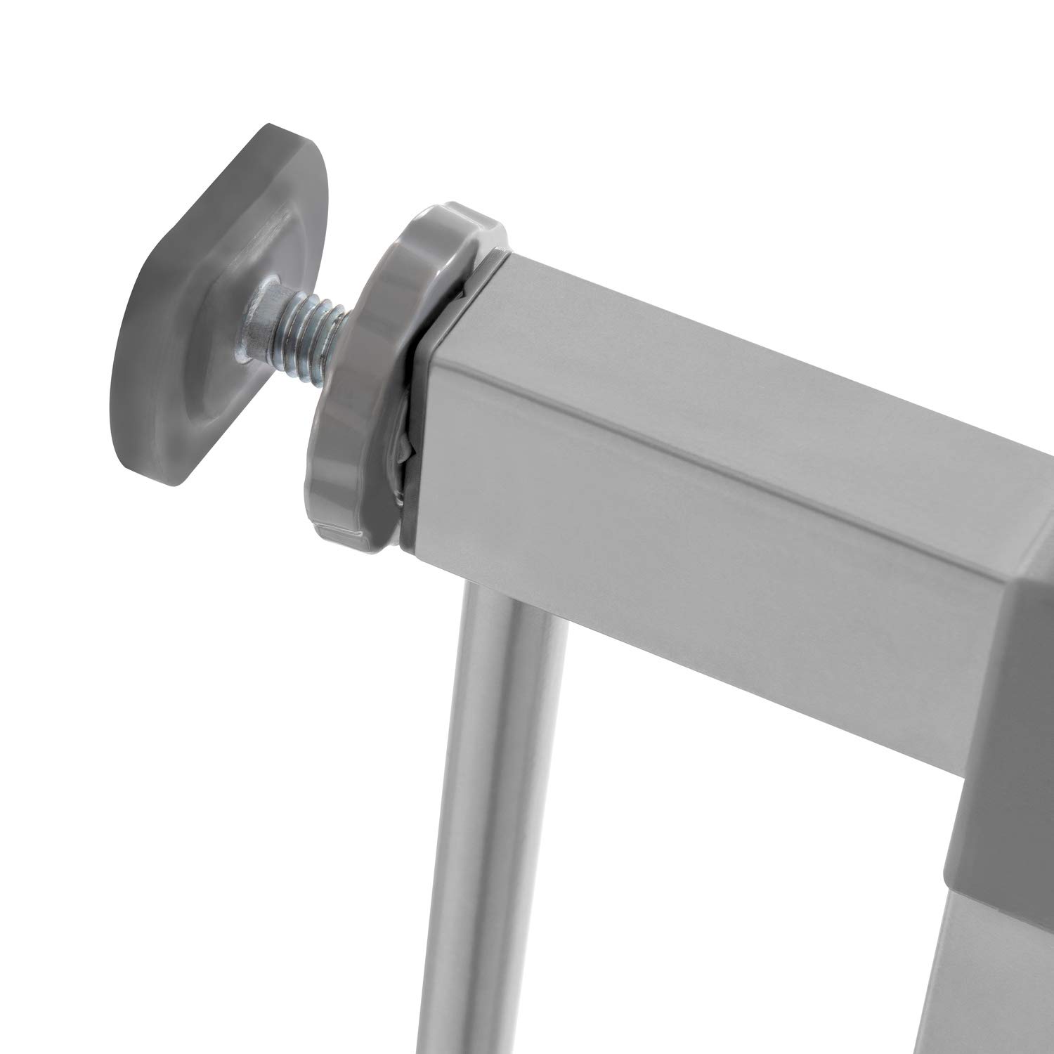 Hauck Barrera de Seguridad de Niños para Puertas y Escaleras Wood Lock 2 Safety incl. Extension 9 cm, Sin Agujeros, 84-89 cm, Metal y Madera (597392)