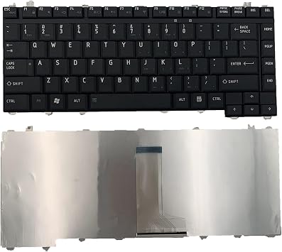 Laptop Replacement US Layout Keyboard for Toshiba Satellite L300 L305 L305D L450 L455 L455D L450D A200 A300 A300D A305 A305D M300 M305 M310 M315 V000130380 MP-06866GB-9304, Black