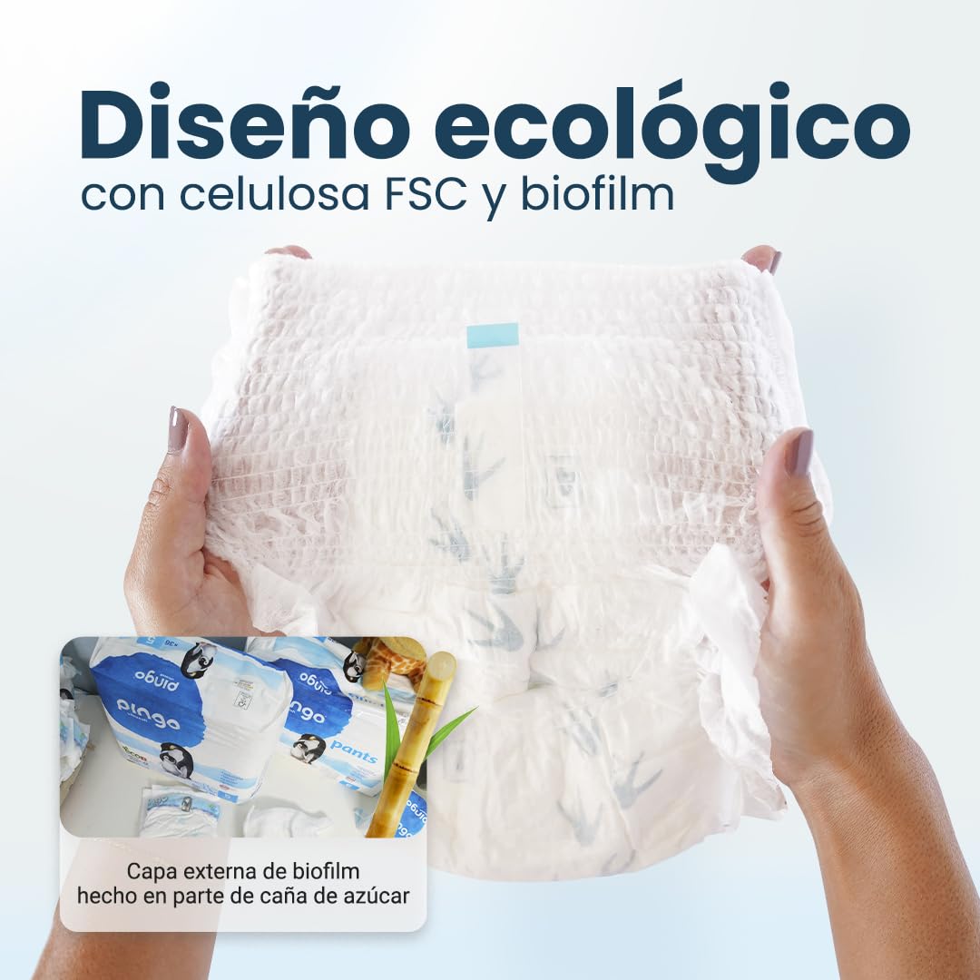 Pingo Pañales Couches - Culotte écologiques taille 6 26 unités