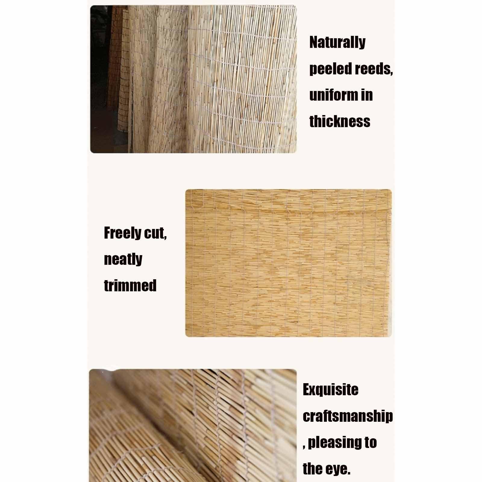 Recinto di canne, schermo for recinzione da giardino, schermo for la privac | Resistente alla pioggia e all'umidità, elevata privacy, resistente all'usura e durevole(150*200cm)