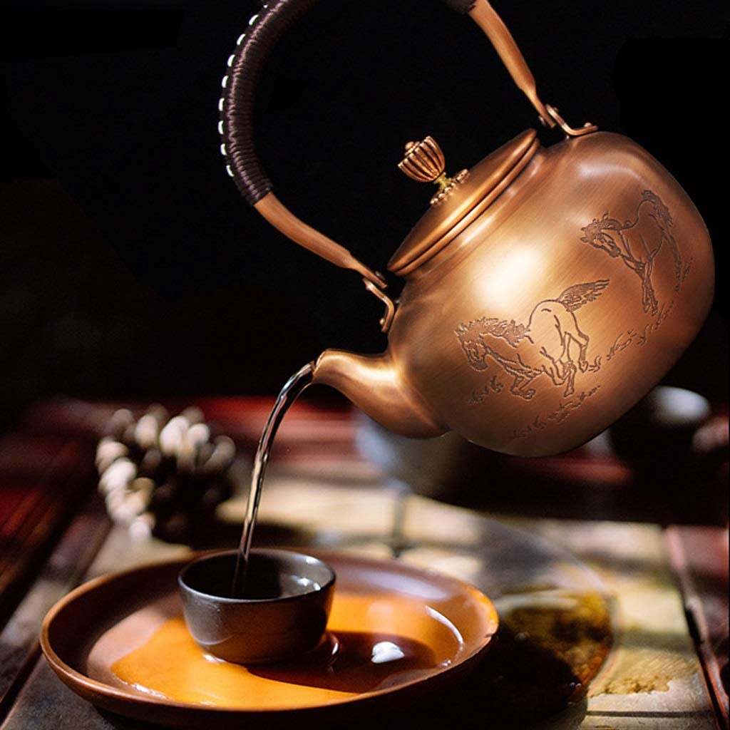 Amazon｜ティーポット ティーポット 鉄瓶 ティーケトル 1400ml ホーム