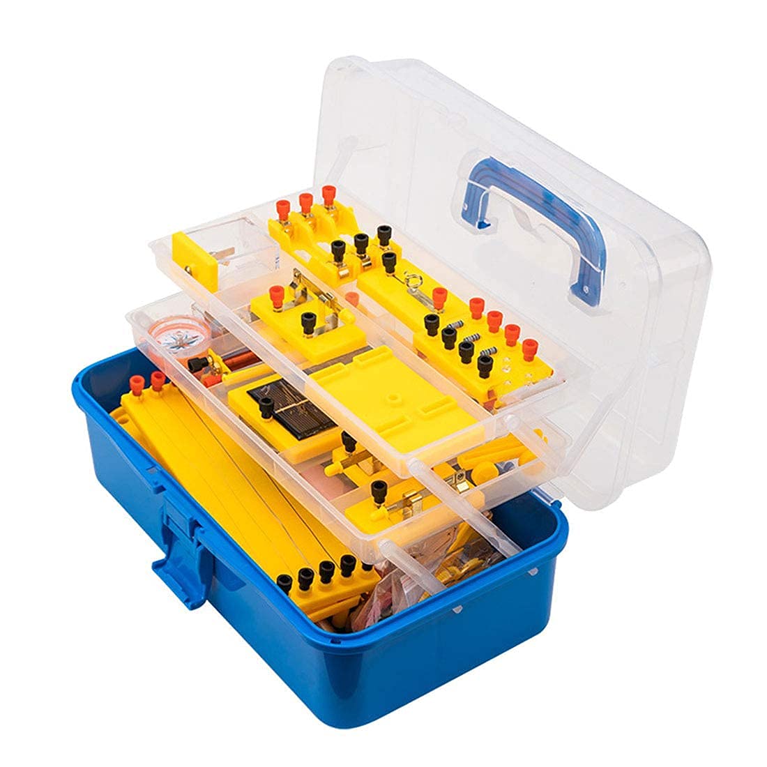 Kit De Experimentos para Principiantes sobre Circuitos De Aprendizaje Básico De Física, Electricidad Y Magnetismo, para Niños De Secundaria Y Estudiantes De Secundaria,