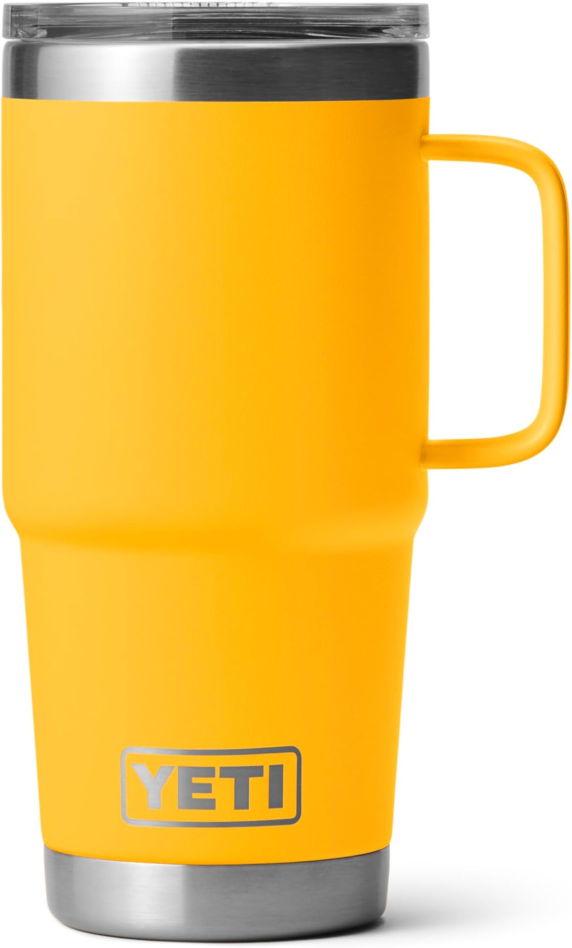 YETI Stainless Steel Rambler Travel Drinking_Cup, Vacuum Insulated with Stronghold Lid, 20 Ounces, Alpine Yellow