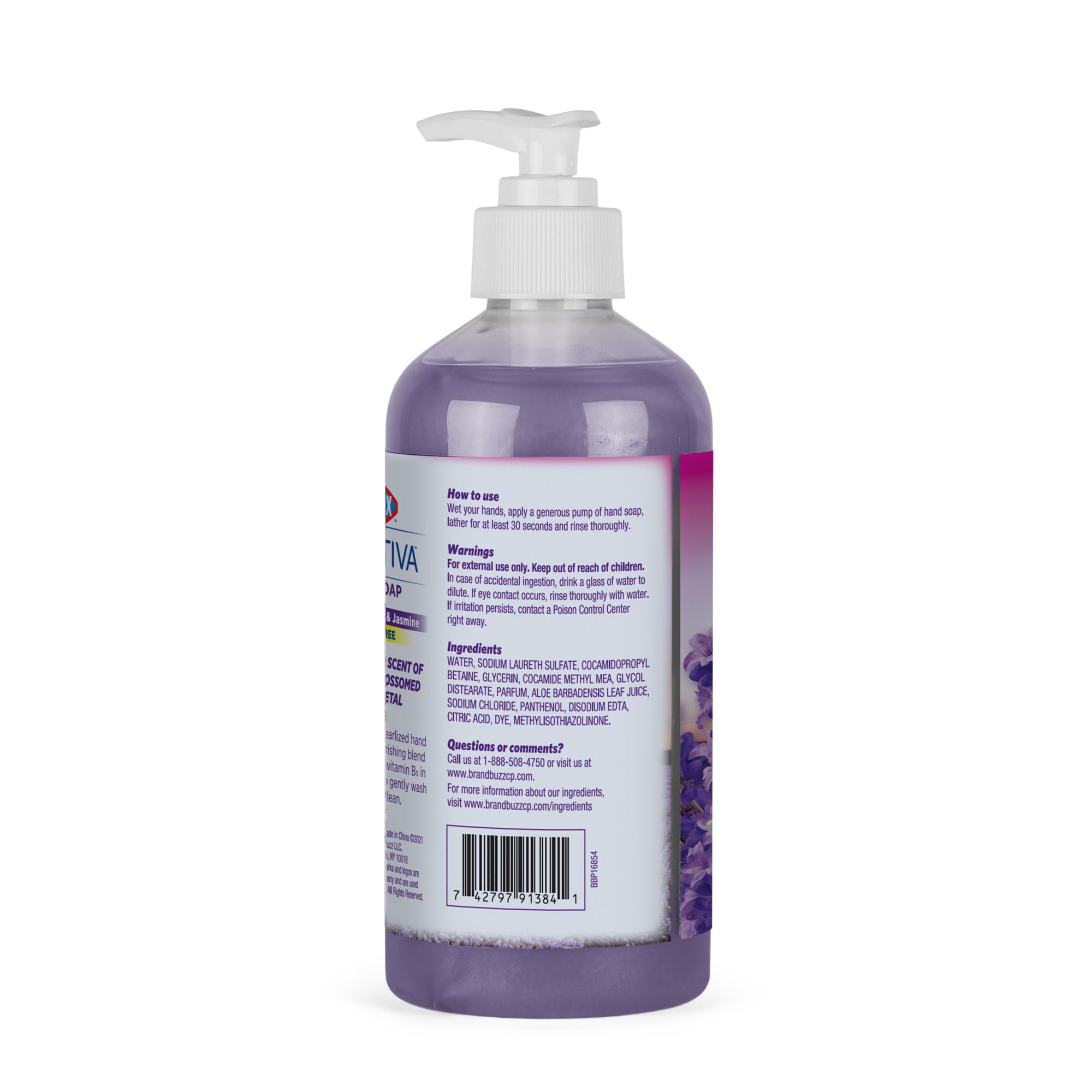 Amazon.com: Clorox Scentiva Liquid Hand Soap, Tuscan Lavender and